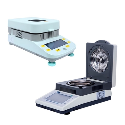 Thực phẩm y tế Phòng thí nghiệm ánh sáng Halogen Máy đo độ ẩm hồng ngoại nhanh 110g 0,001g