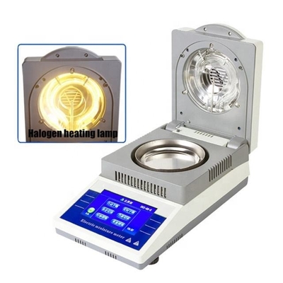 Máy phân tích độ ẩm Halogen đa chức năng 50g Máy kiểm tra độ ẩm hạt